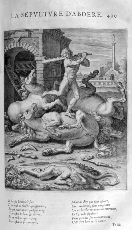'The Burial of Abdère', 1615. Artist: Leonard Gaultier