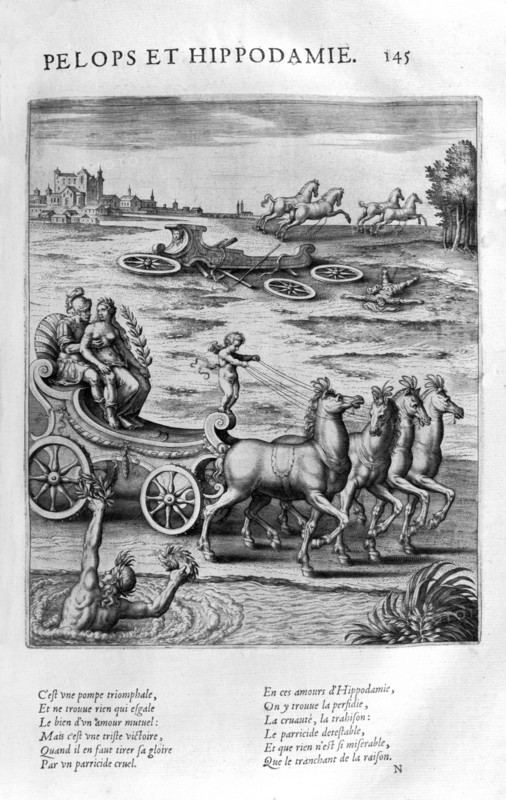 'Pelops and Hippodamia', 1615. Artist: Leonard Gaultier
