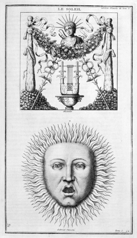 'The Sun', 1757. Artist: Unknown