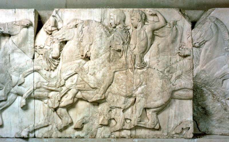 Horsemen from the Parthenon frieze, 438-432 BC. Artist: Unknown
