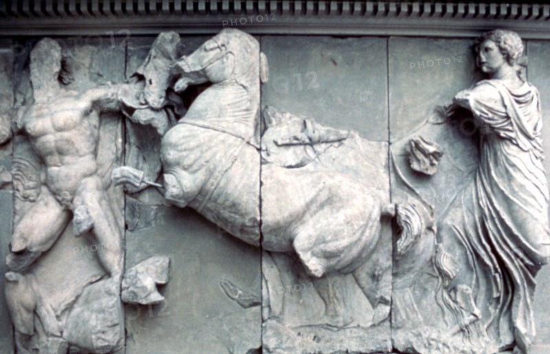 Detail from the Great Frieze of the Pergamon Altar, 180-159 BC. Artist: Unknown