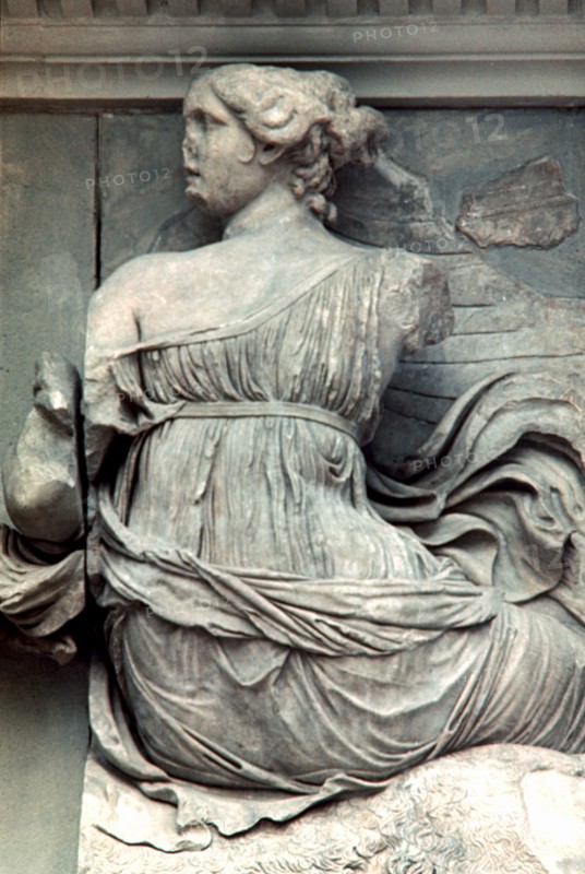Detail from the Great Frieze of the Pergamon Altar, 180-159 BC. Artist: Unknown