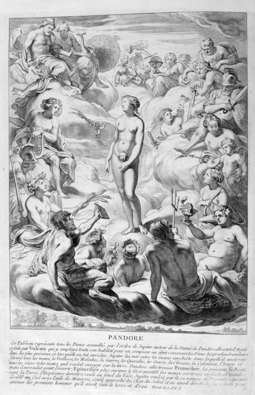 Pandora's Box, 1655. Creator: Unknown.