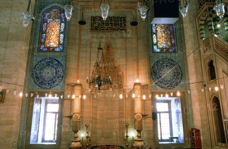 Suleymaniye Mosque, Interior, 1557. Artist: Unknown
