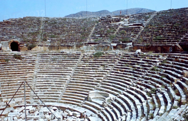 Theatre, Hierapolis, Pamukkale, Turkey, 190BC. Artist: Unknown