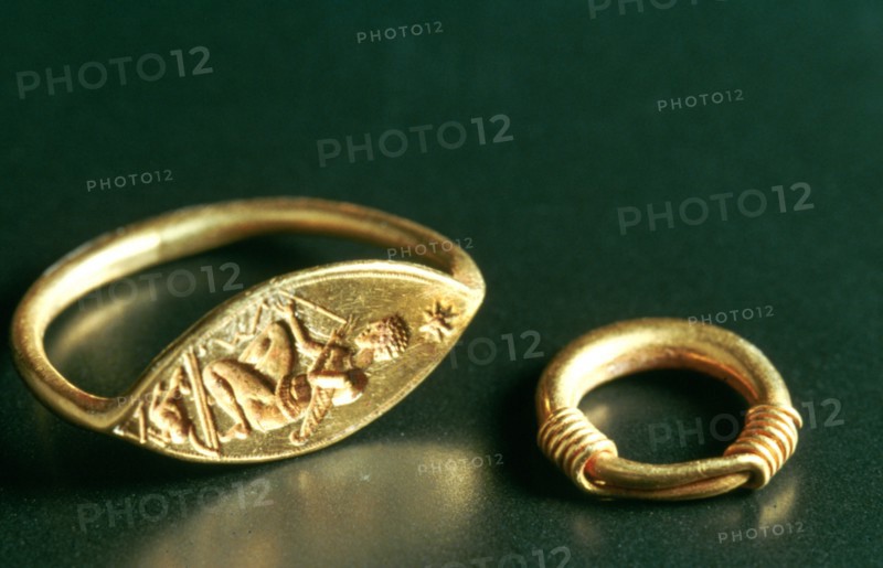 Ring with Inscription, Jewelery, Tunisia, c3rd-4th Century. Artist: Unknown