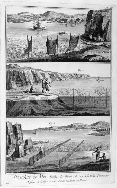 Sea fishing, 1751-1777. Artist: Unknown