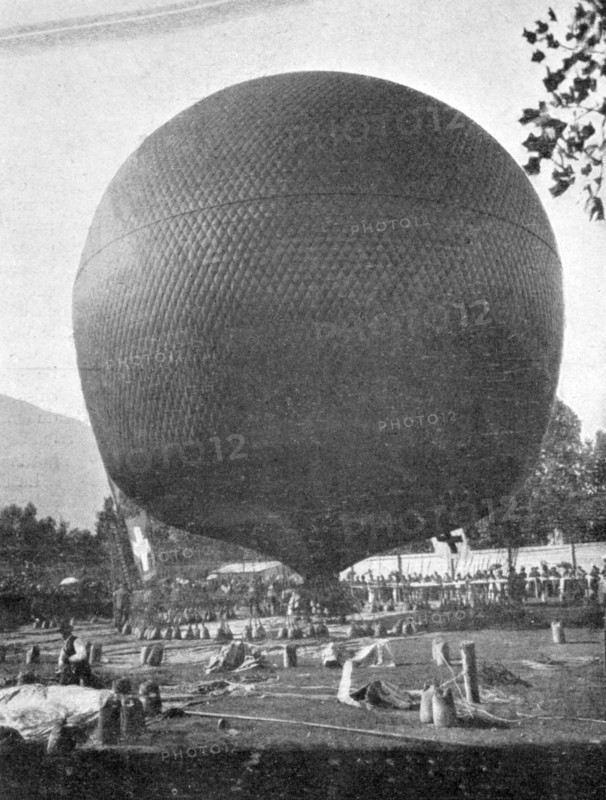 Balloon, 1888. Artist: Unknown
