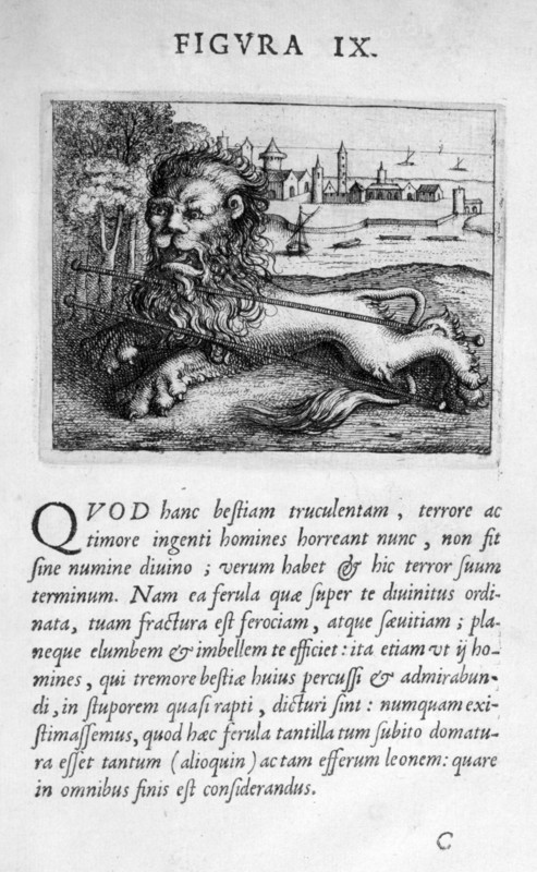 Prophecy figure IX from Prognosticatio Eximii Doctoris Paracelsi, 1536.  Artist: Theophrastus Bombastus von Hohenheim Paracelsus