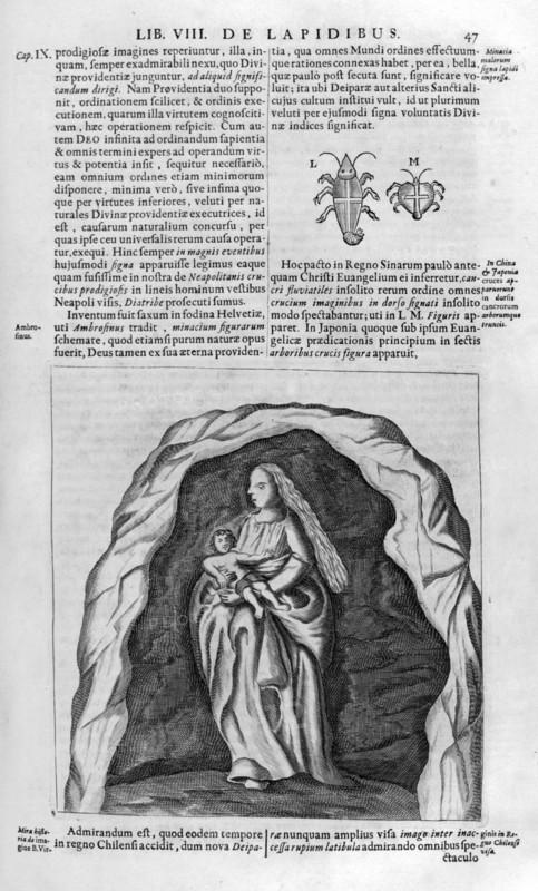 Virgin and child, 1678. Artist: Athanasius Kircher