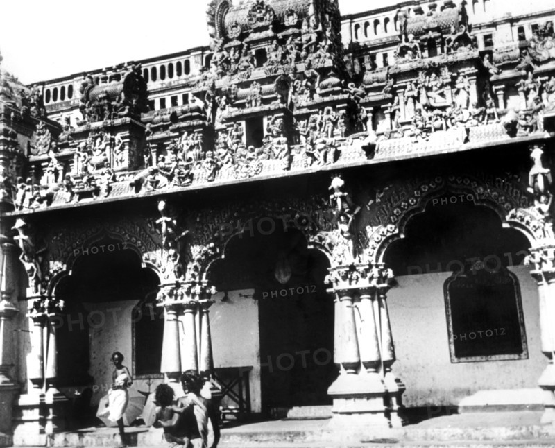 Temple, Singapore, 1900. Artist: Unknown