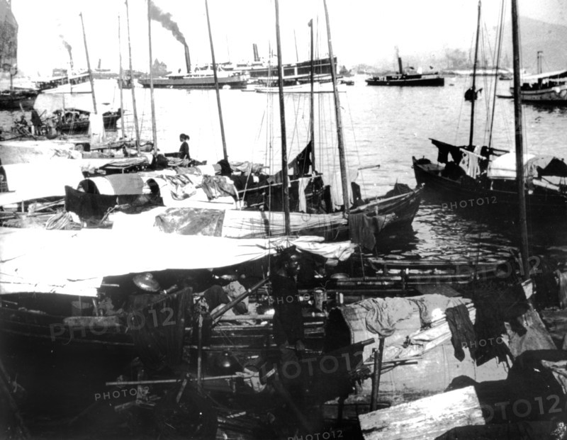 River Boats, Saigon, 1900. Artist: Unknown