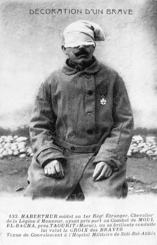A convalescing legionnaire, Sidi Bel Abbes, Algeria, 1910. Artist: Unknown