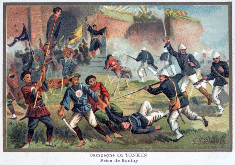 Battle of Tonkin, Franco-Chinese War, 20th century. Artist: Unknown