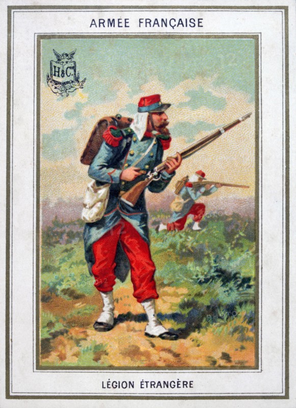 French Foreign legionnaire, c1900. Artist: Unknown