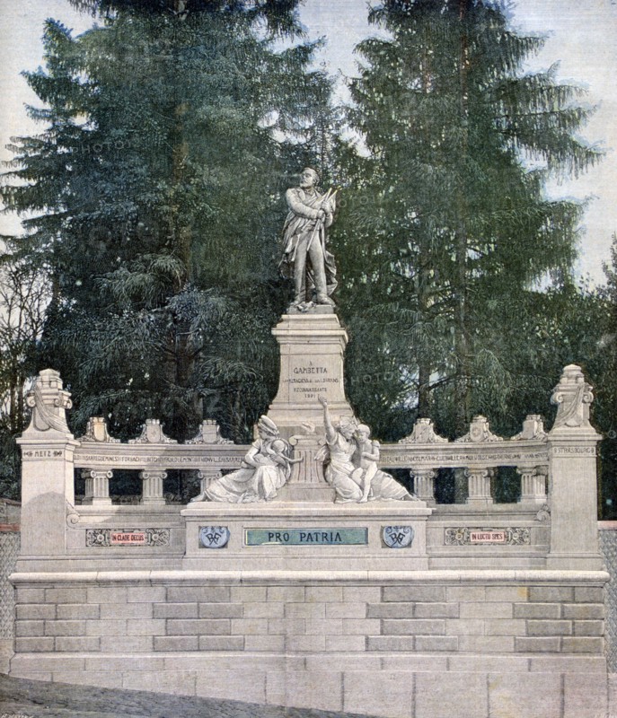 Monument to Leon Gambetta, Ville d'Avray, Paris, 1891. Creator: Henri Meyer.