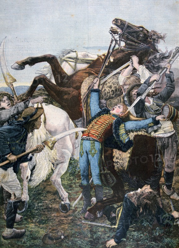 'The Death of Bara', 1894. Artist: Unknown