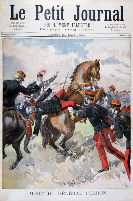 Death of General Ferron, 1894. Artist: Unknown