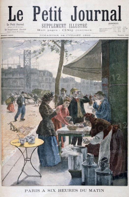 Paris at six o'clock in the morning, 1895. Artist: Unknown
