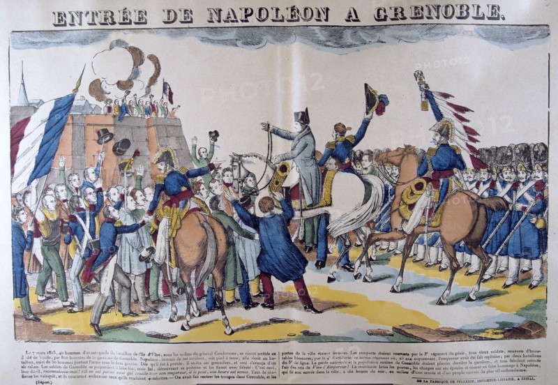 'Entrée of Napoleon to Grenoble', March 1815, 19th century. Artist: Unknown