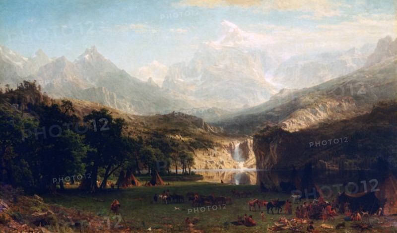 'The Rocky Mountains, Lander's Peak', 1863. Artist: Albert Bierstadt