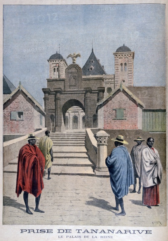 The Queen's Palace, Tananarive, Madagascar, 1897. Artist: Henri Meyer