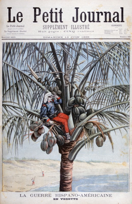 Spanish lookout, Spanish-American War, 1898. Creator: F Meaulle.
