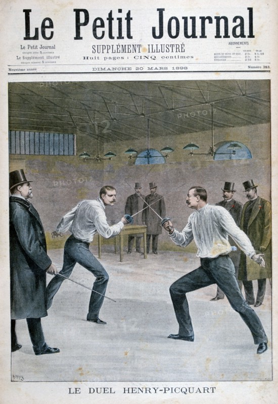 Henry-Picquart duel, 1898. Artist: Henri Meyer