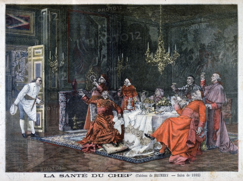 'An Eminent Gathering', 1898. Creator: F Meaulle.