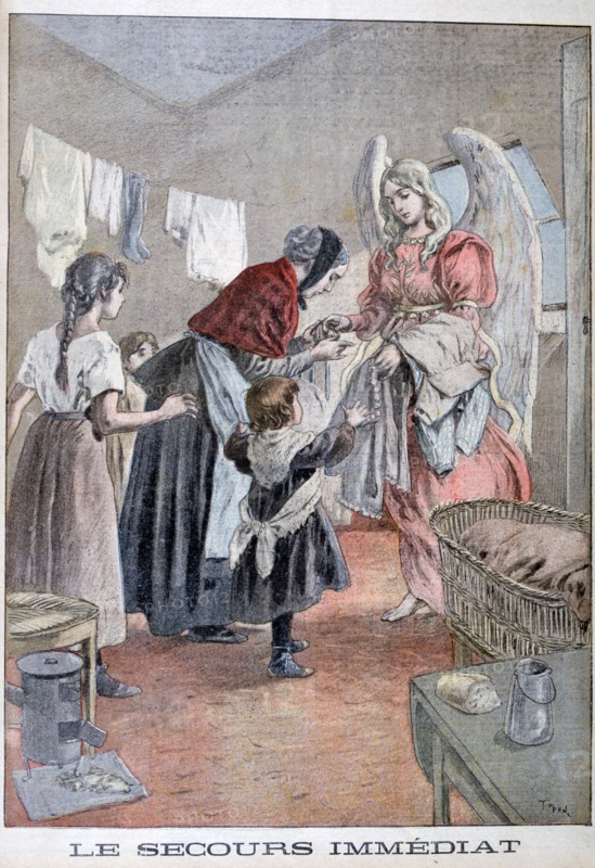 Immediate help, 1899.  Artist: Oswaldo Tofani
