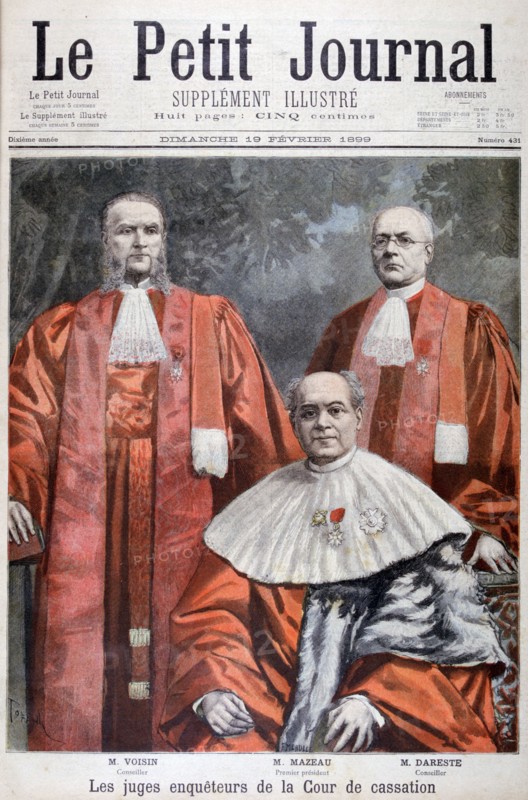 The judges of the Supreme court of appeal, France, 1899.  Artist: Oswaldo Tofani