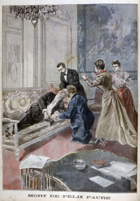 The Death of Felix Faure, 1899.  Artist: Oswaldo Tofani