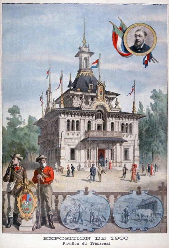 The Transvaal pavilion at the Universal Exhibition of 1900, Paris, 1900. Artist: Unknown