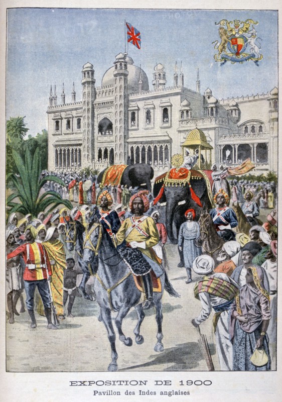 The Indian pavilion at the Universal Exhibition of 1900, Paris, 1900. Artist: Unknown