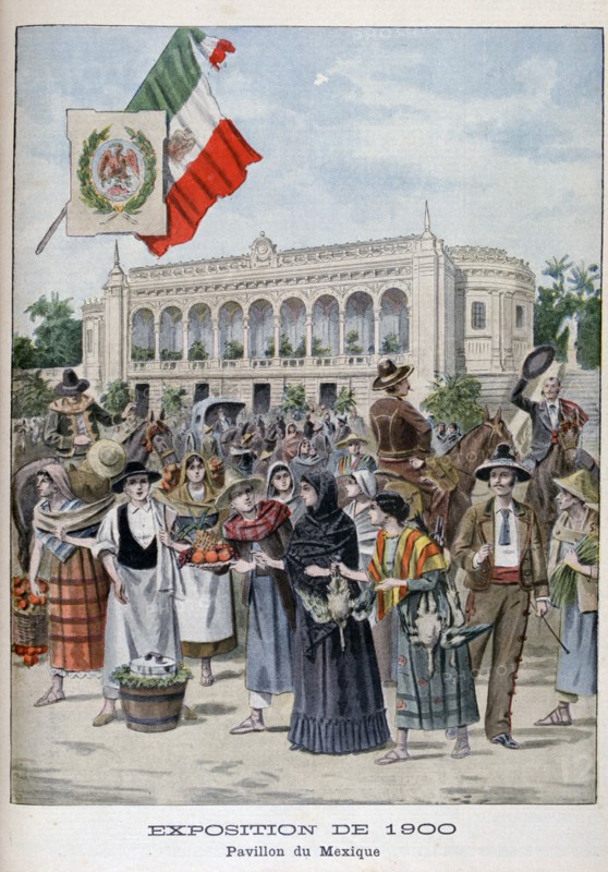 The Mexican pavilion at the Universal Exhibition of 1900, Paris, 1900. Artist: Unknown