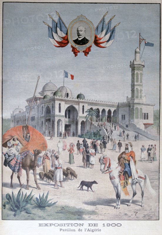 The Algerian pavilion at the Universal Exhibition of 1900, Paris, 1900. Artist: Unknown