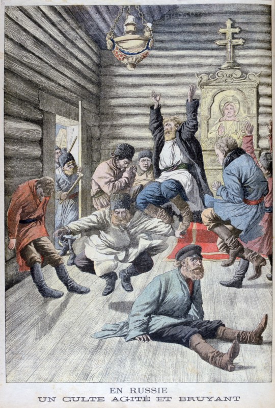 Worship in Russia, 1903. Artist: Unknown