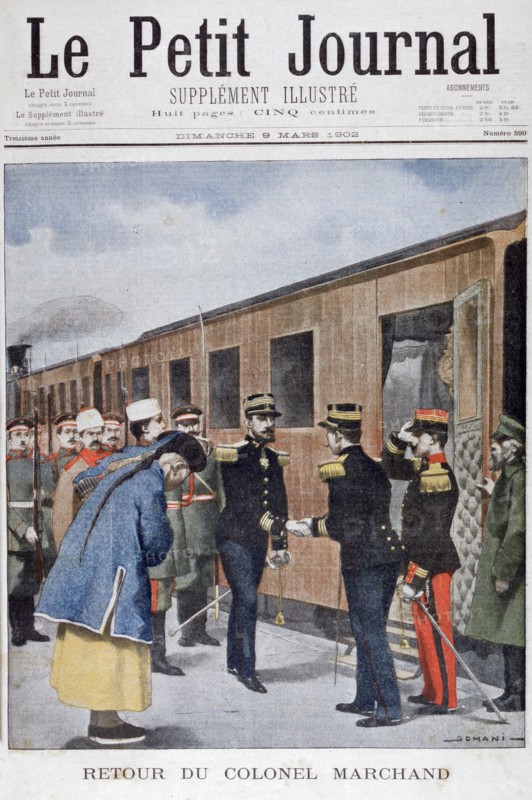 Return of Colonel Marchand to China, 1902. Artist: Unknown