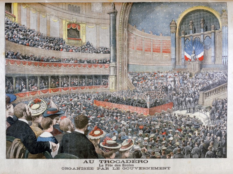 Festival of State Schools organised by the Government at the Trocadero in Paris, 1904. Artist: Unknown