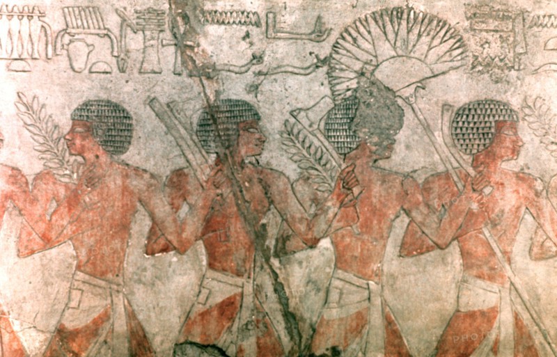 Relief with Soldiers, Temple of Hatschepsut. Artist: Unknown