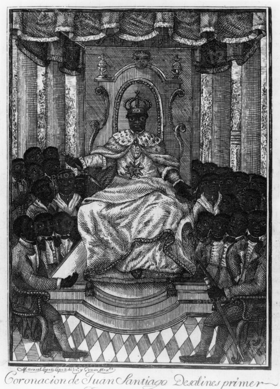 Jean-Jacques Dessalines, Emperor of Haiti, 1806. Artist: Manuel Lopez