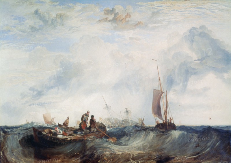 'Entrance of the Meuse...', c1819. Artist: JMW Turner