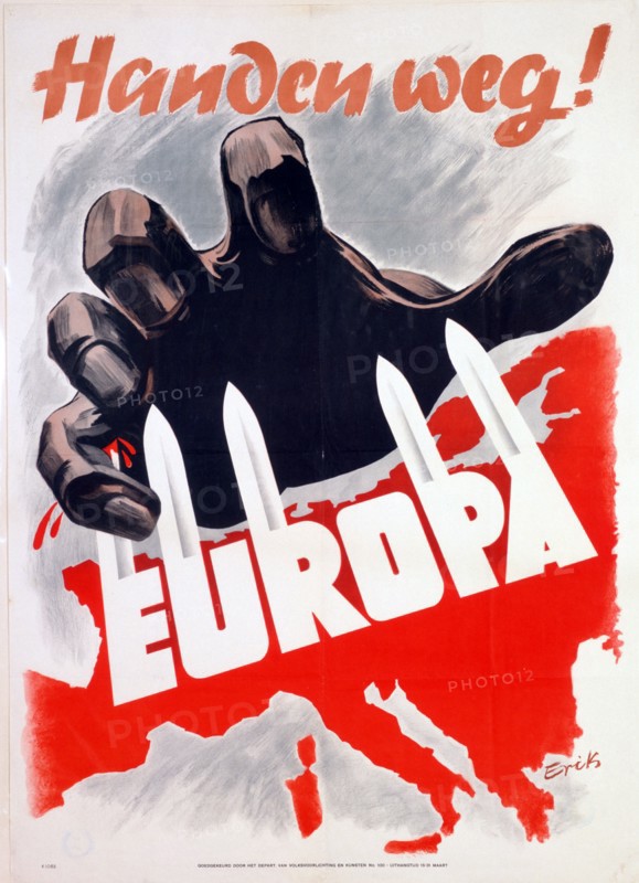 German anti-communist propaganda poster, c1939-c1945. Artist: Erik