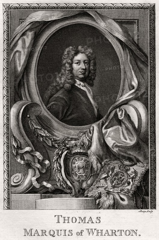 'Thomas, Marquis of Wharton', 1777. Artist: Sharp