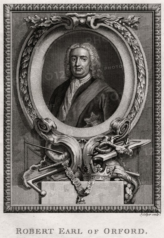 'Robert Earl of Oxford', 1775. Artist: J Collyer