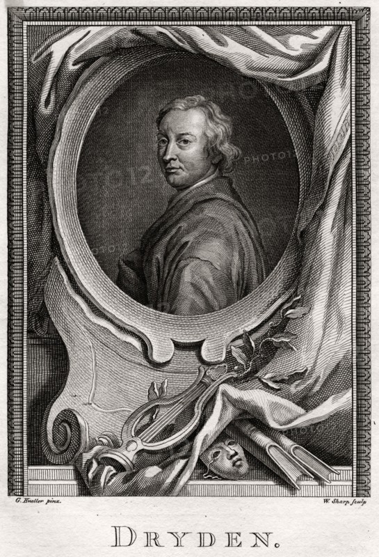 'Dryden', 1775. Artist: W Sharp