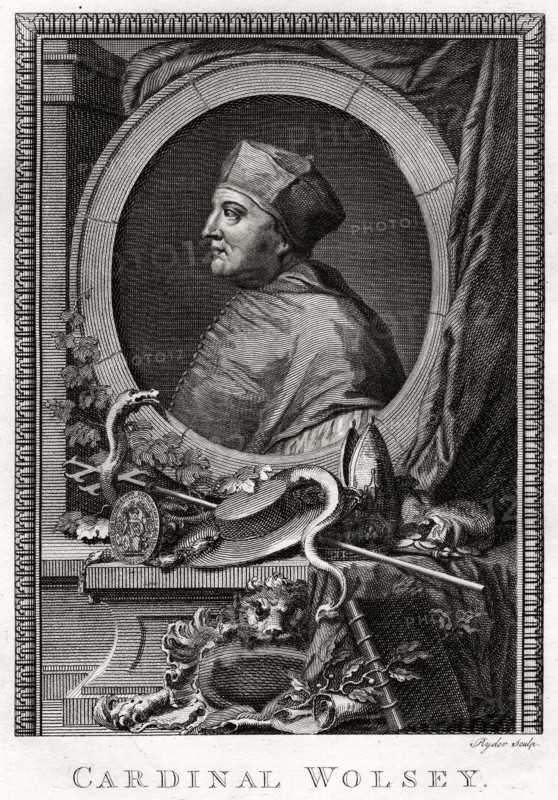 'Cardinal Wolsey', 1775. Artist: Ryder