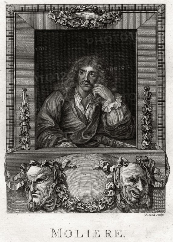 'Moliere', 1775. Artist: Thomas Cook
