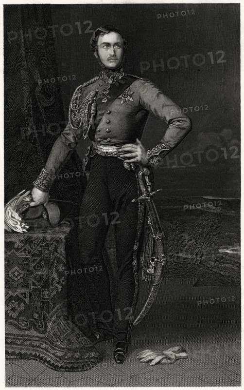 'HRH Prince Albert', 19th century. Artist: J Brown