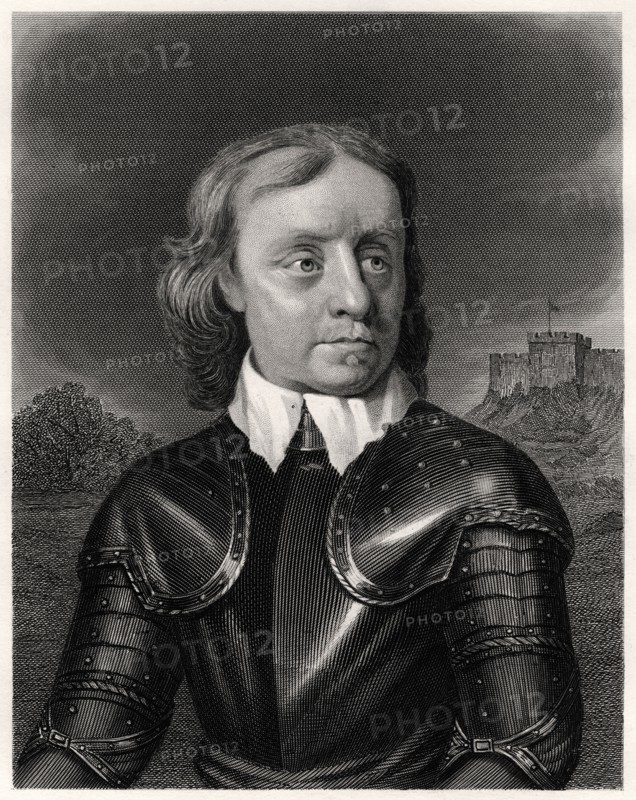 Oliver Cromwell, 19th century. Creators: Unknown, Oliver Cromwell.